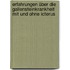 Erfahrungen über die Gallensteinkrankheit mit und ohne Icterus