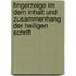 Fingerzeige Im Dem Inhalt Und Zusammenhang Der Heiligen Schrift