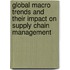 Global Macro Trends and Their Impact on Supply Chain Management