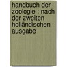 Handbuch der zoologie : Nach der zweiten holländischen ausgabe by Hoeven