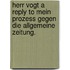 Herr Vogt a reply to Mein Prozess gegen die Allgemeine Zeitung.