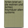 Hirten-Brief an die wahren und ächten Freymäuer alten Systems by Haugwitz