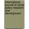 International Journal of Social Policy Research and Development by Jill S. Scheneiderman