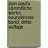 Jean Paul's Sämmtliche Werke, neunzehnter Band, dritte Auflage