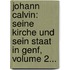 Johann Calvin: Seine Kirche Und Sein Staat In Genf, Volume 2...