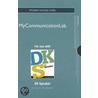 New Mycommunicationlab -- Student Access Card -- For Dk Speaker door Lisa A. Ford-brown