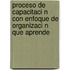 Proceso de Capacitaci N Con Enfoque de Organizaci N Que Aprende