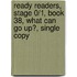 Ready Readers, Stage 0/1, Book 38, What Can Go Up?, Single Copy