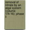 Removal Of Nitrate By An Algal System (volume 174-16); Phase Ii door California Dept of Water Resources