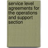 Service Level Agreements for the Operations and Support Section door Mario Alvarez