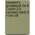 Speaker's Guidebook 5e & I-Claim 2.0 (Access Card) & I-Cite Cdr