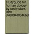 Studyguide For Human Biology By Cecie Starr, Isbn 9780840061669