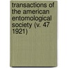 Transactions of the American Entomological Society (V. 47 1921) door American Entomological Society