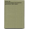 Abrisz der brandenburgisch-preuszischen Geschichte. [With maps.] by Heinrich Rudolf Dietsch