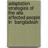 Adaptation Strategies of the Aila affected people in  Bangladesh