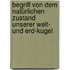 Begriff Von Dem Natürlichen Zustand Unserer Welt- Und Erd-kugel