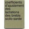 Coefficients d'ajustement des lactations des brebis Sicilo-Sarde door Cyrine Darej