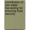 Contribution of Rain Water Harvesting for Ensuring Food Security door Mesfin Yirdaw