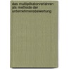 Das Multiplikatorverfahren als Methode der Unternehmensbewertung by Silke Barkow