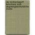 Der Kirchenbegriff Tertullians: Eine dogmengeschichtliche Studie