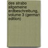 Des Strabo Allgemeine Erdbeschreibung, Volume 3 (German Edition)
