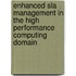 Enhanced Sla Management In The High Performance Computing Domain