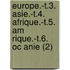 Europe.-T.3. Asie.-T.4. Afrique.-T.5. Am Rique.-T.6. Oc Anie (2)