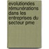 Evolutiondes Rémunérations Dans Les Entreprises Du Secteur Pme