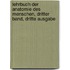 Lehrbuch der Anatomie des Menschen, dritter Band, dritte Ausgabe
