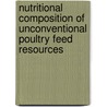 Nutritional composition of unconventional poultry feed resources door Mousumi Tania