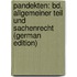 Pandekten: Bd. Allgemeiner Teil Und Sachenrecht (German Edition)