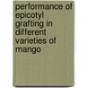 Performance of Epicotyl Grafting in Different Varieties of Mango door Mohammad Abdur Rahim