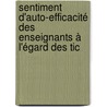 Sentiment D'auto-efficacité Des Enseignants à L'égard Des Tic door Modibo Coulibaly