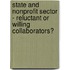 State and Nonprofit Sector - Reluctant or willing collaborators?
