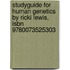 Studyguide For Human Genetics By Ricki Lewis, Isbn 9780073525303