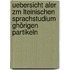 Uebersicht aler zm lteinischen Sprachstudium ghörigen Partikeln