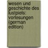 Wesen Und Geschichte Des Lustpiels: Vorlesungen (German Edition)