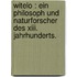 Witelo : Ein Philosoph Und Naturforscher Des Xiii. Jahrhunderts.