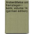 Årsberättelse Om Framstegen I Kemi, Volume 14 (German Edition)