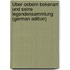 Über Osbern Bokenam Und Seine Legendensammlung (German Edition)