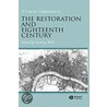A Concise Companion To The Restoration And The Eighteenth Century door Cynthia Wall