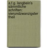 A.F.G. Langbein's Sämmtliche Schriften: vierundzwanzigster Theil by August Friedrich Ernst Langbein