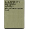 A.F.G. Langbein's Sämmtliche Schriften: vierundzwanzigster Theil door August Friedrich Ernst Langbein