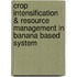 Crop Intensification & Resource Management in Banana Based System