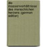 Die Massenverhältnisse Des Menschlichen Herzens (German Edition)