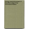 Energy resolving power of transition-edge X-ray microcalorimeters by Wouter Bergmann Tiest