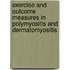 Exercise and Outcome Measures in Polymyositis and Dermatomyositis