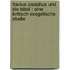 Flavius Josephus und die Bibel : eine kritisch-exegetische Studie