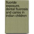 Fluoride Exposure, Dental Fluorosis and Caries in Indian Children