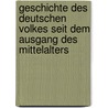 Geschichte des deutschen Volkes seit dem Ausgang des Mittelalters by Janssen Johannes